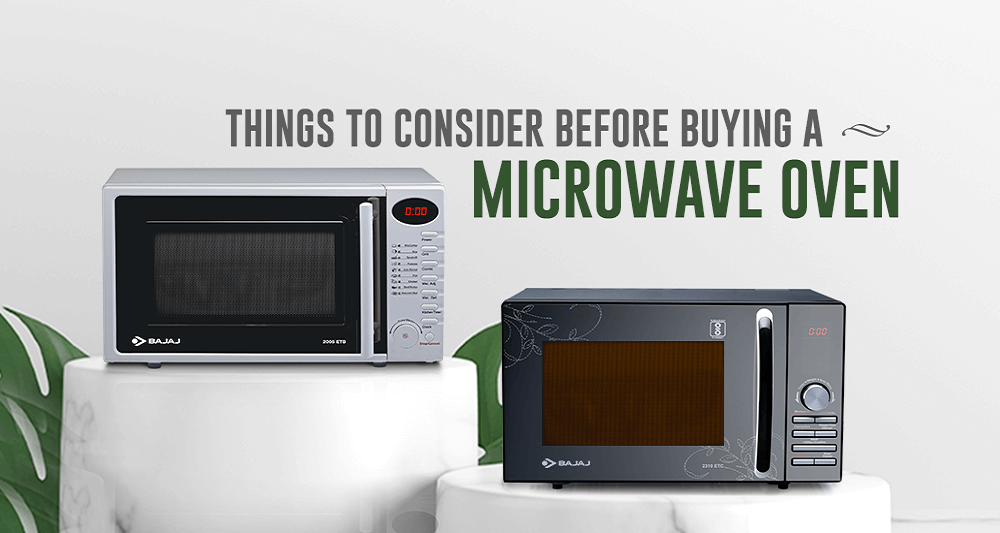 Things to Consider Before Buying Your First Microwave